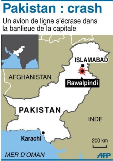 Crash d'un avion au Pakistan ...  Horreur 127 morts !