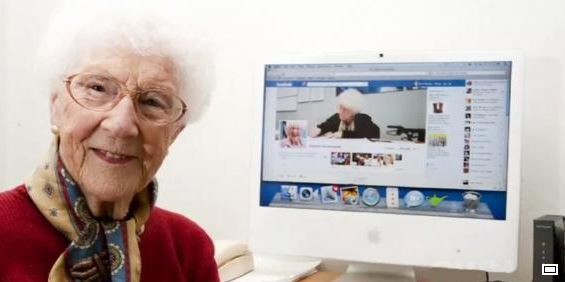 Voici l’utilisatrice Facebook la plus âgée au monde !