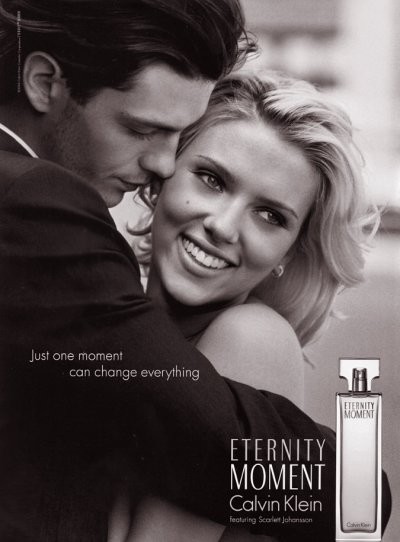 Parfums "Eternity Moment" de Calvin Klein  ...  