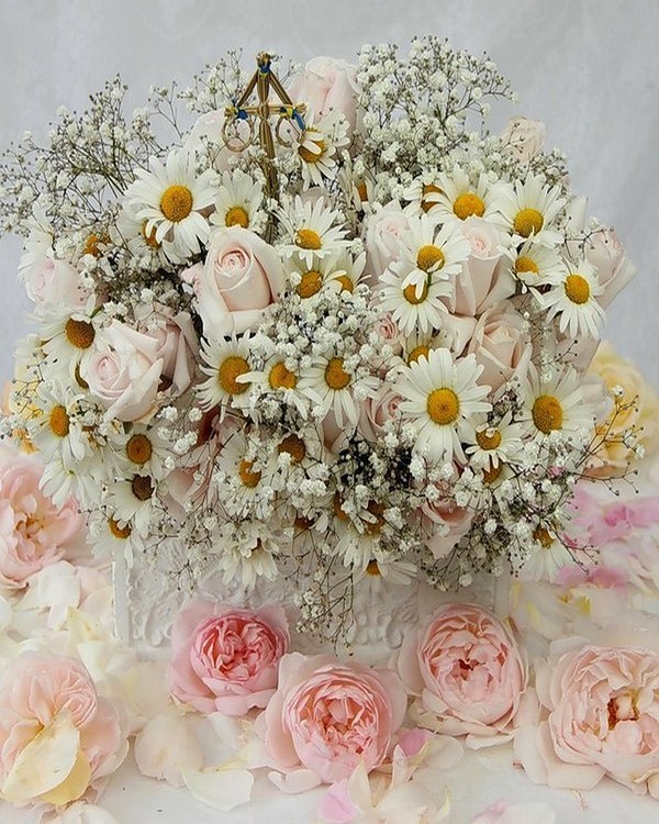 Ces fleurs pour vous qui passez sur mon blog ...