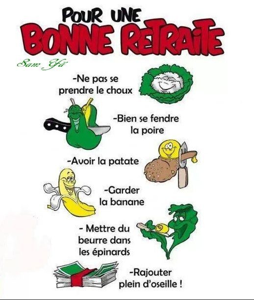 Pour une bonne retraite    ...   Conseils utiles !