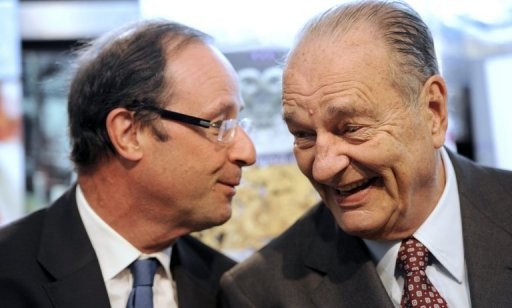 Jacques Chirac, sans Bernadette ... Votera F. Hollande !