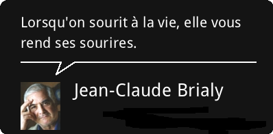 Citation de Jean-Claude Brialy   ...