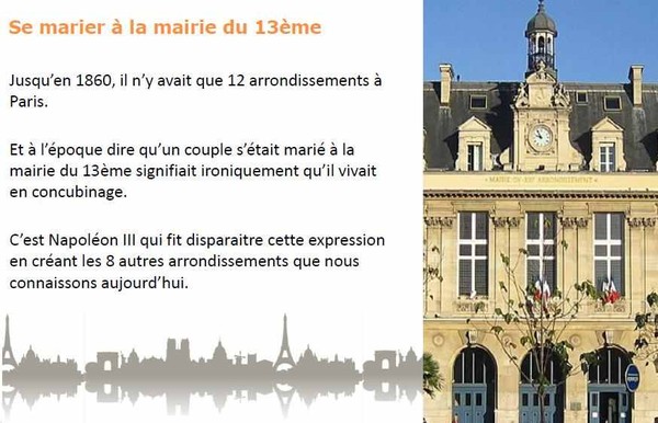 Se marier à la mairie du 13ème arrondissement !