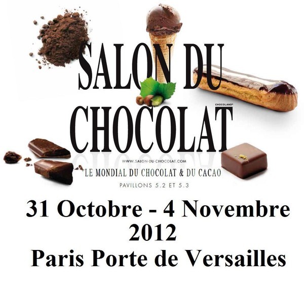 Le Salon du Chocolat à Paris ... du 31.10 au 4.11.2012 !