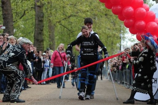 Grande leçon de courage ... Au marathon de Londres !