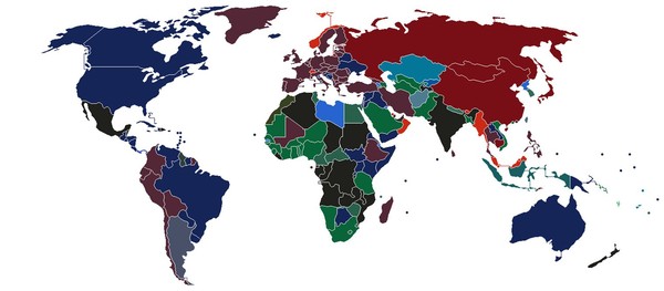 Passeports :  il n'existe que 4 couleurs dans le monde !
