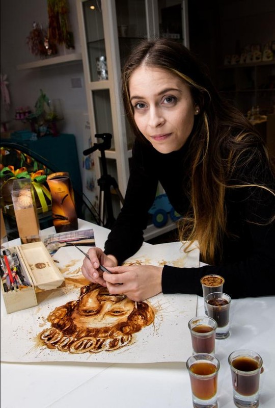 Maria A. Aristidou ... créations "Coffee Art" !