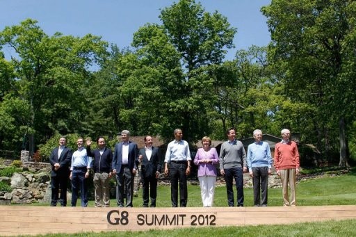 Camp David ... Le G8 unanime contre la violence !