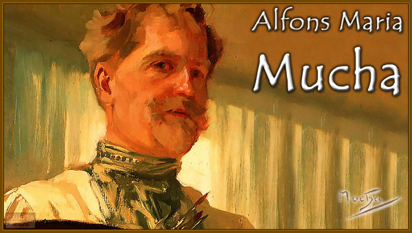 Alfons Mucha    ...   autoportrait  !