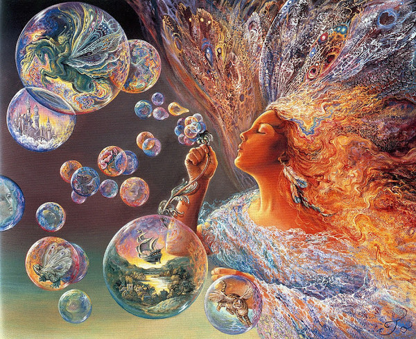Magnifiques "bulles" de l'artiste  ...  Joséphine Wall !    