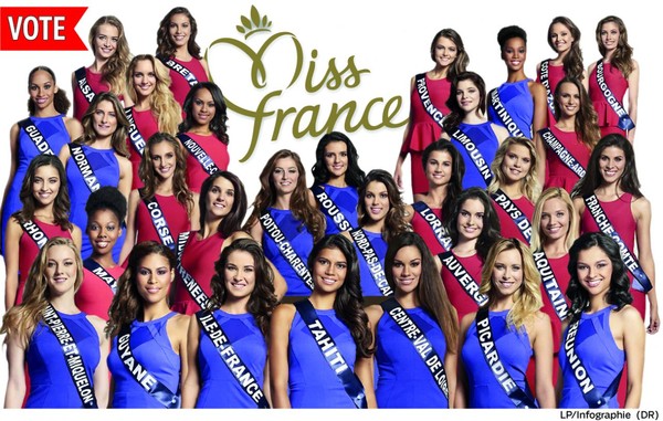 Miss France 2015 ... quelle est votre candidate préférée !