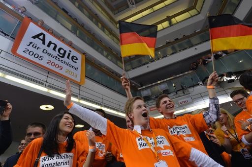 Allemagne  ...  triomphe historique d'Angela Merkel !