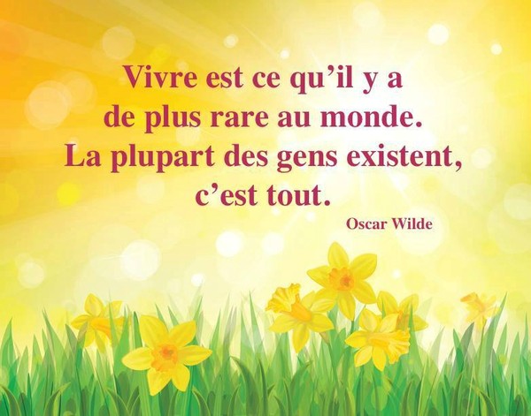 Pensée positive du jour ...