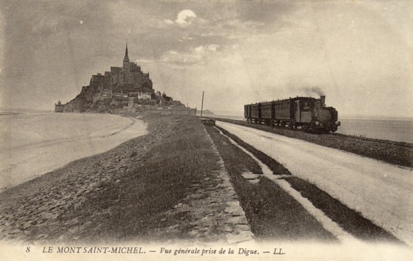 Le train à vapeur    ...   du Mont Saint-Michel ! 