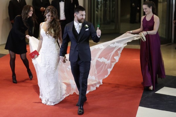 Le gratin du soccer réuni au mariage de Lionel Messi !