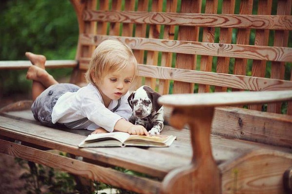 So Cute : La petite maîtresse d'école et son toutou !