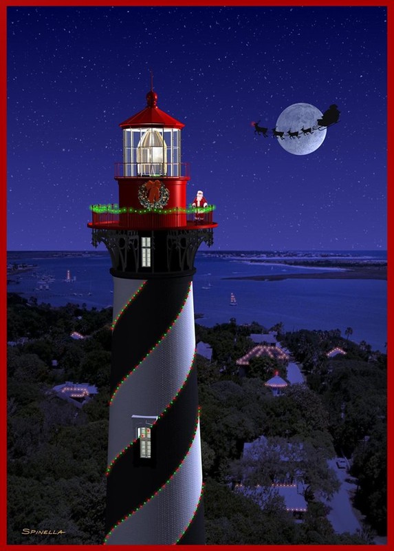 Le phare de St Augustine en Floride  ...