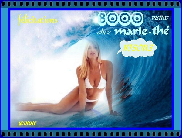 bravo Marie Thé ...  8.000  visites  !