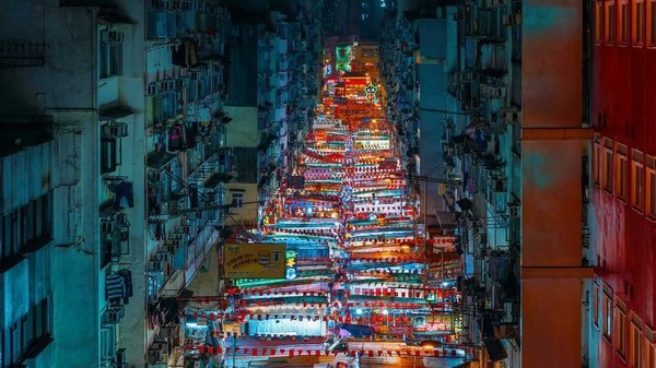 Marché nocturne : Temple Street, Yau Ma Tei, Hong Kong !
