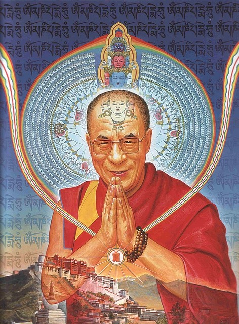 Bon Anniversaire au Dalaï Lama  ... 78 ans !