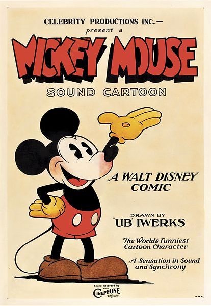 En fait, Mickey Mouse a une queue ... 