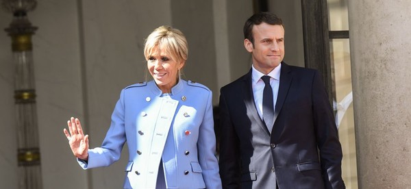 Brigitte et Emmanuel Macron à l'Élysée le 14 mais 2017 !