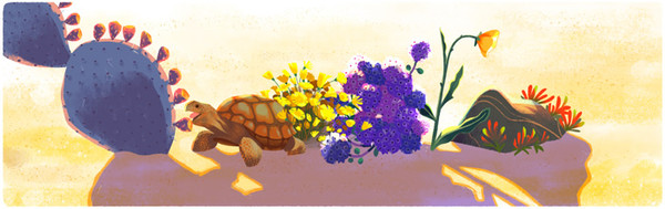 Journée Mondiale de la terre    ...  Doodles Google !