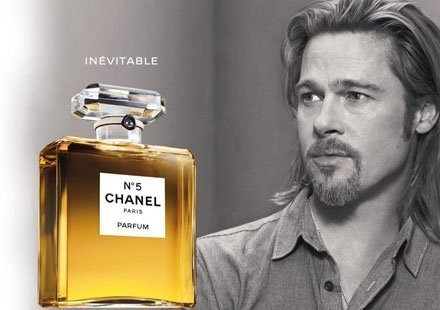 Brad Pitt icône du n°5 de Chanel  ...  Nouvelle  Pub !