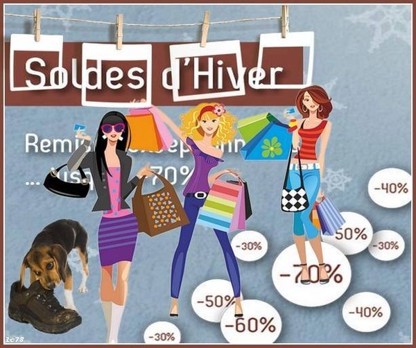 C'est parti pour les soldes   ...  "la CB" va chauffer là !