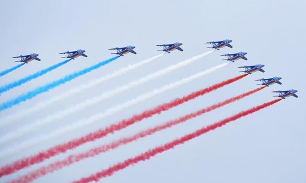 Patrouille de France lors du défilé du 14 juillet   ...