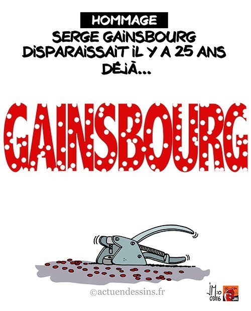 Disparition de Serge Gainsbourg ...  25 ans déjà !