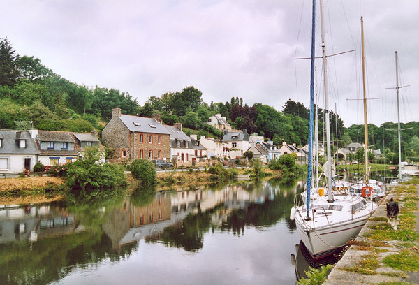 Charmant village de Bretagne  :  Pontrieux (22) !