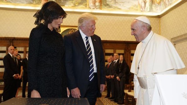 Rencontre entre le pape François et Donald Trump  ...