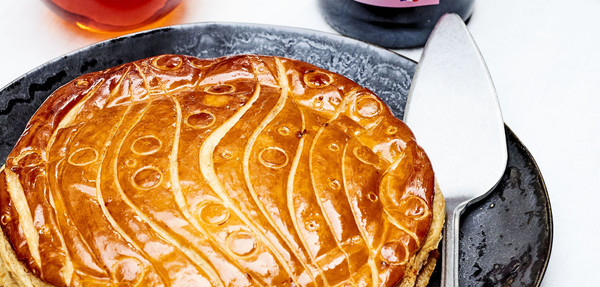 La galette des Rois au cidre rosé façon tatin ...