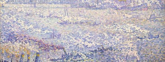 Paul Signac   ...  plus connu des peintres "Pointillistes" !