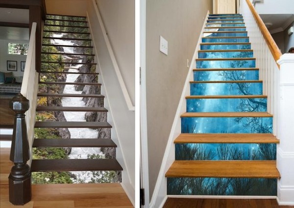 Décoration pour escaliers :  Autocollants spéciaux !