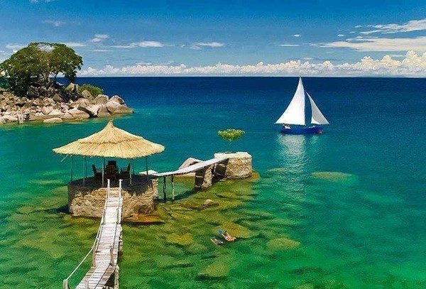 Automne à Kaya Mawa Resort, lac Malawi, Afrique !