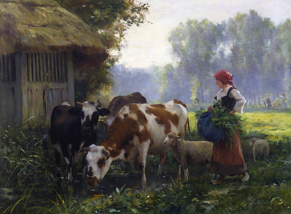 Julien Dupré     ...     peintre du monde rural  !