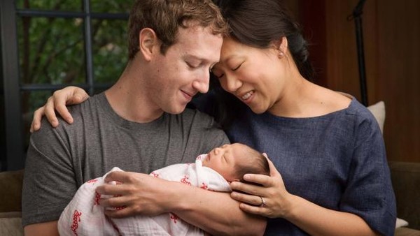 Facebook  :  Mark Zuckerberg est devenu papa  ! 