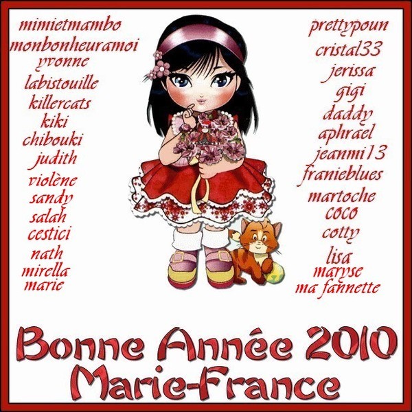 merci pour tes voeux ... Marie-France 