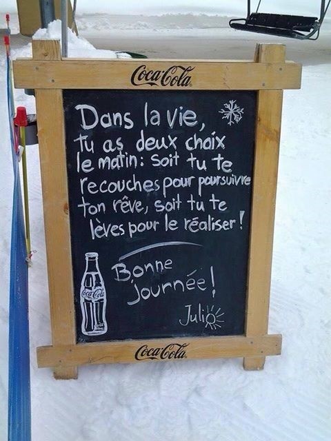 Pensée positive du jour ...