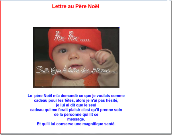 Ecoutes "Petit Papa Noël"   ...   lui as-tu écrit ?!!