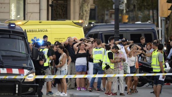 Attentat de Barcelone: 13 morts, une centaine de blessés !