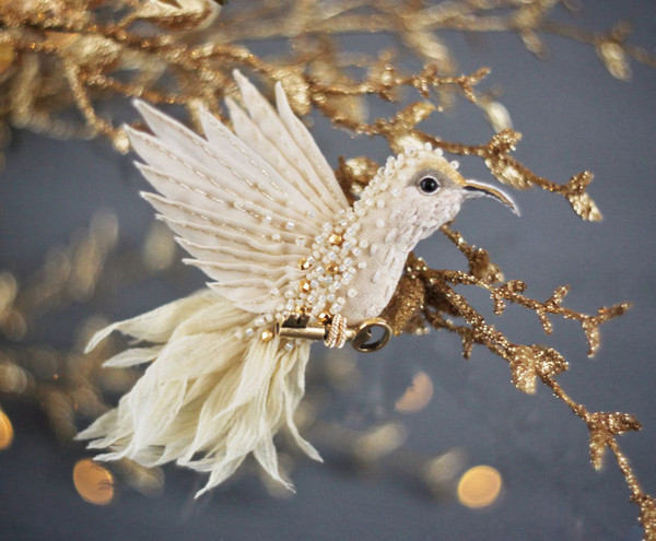 Bijoux-oiseaux  de Julia Corina, artiste russe ! 