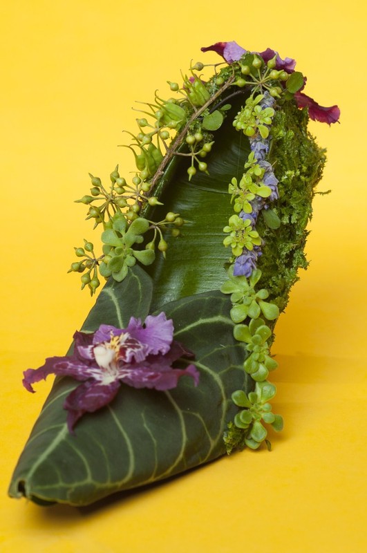 Chaussures en fleurs    ...   de Françoise Weeks !