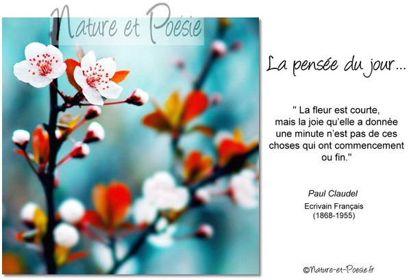 Citation de Paul Claudel ...