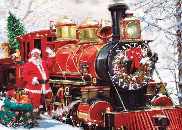 Pour vous les p'tits Bouts  ...  le train du Père Noël !
