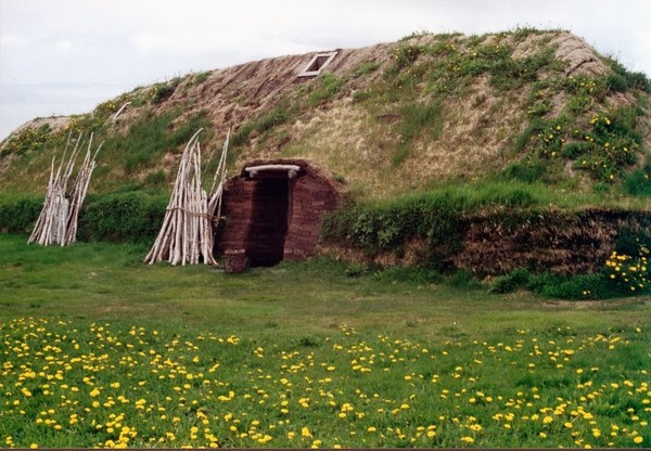 L'anse aux meadows sur L' île de Terre Neuve Canada ...