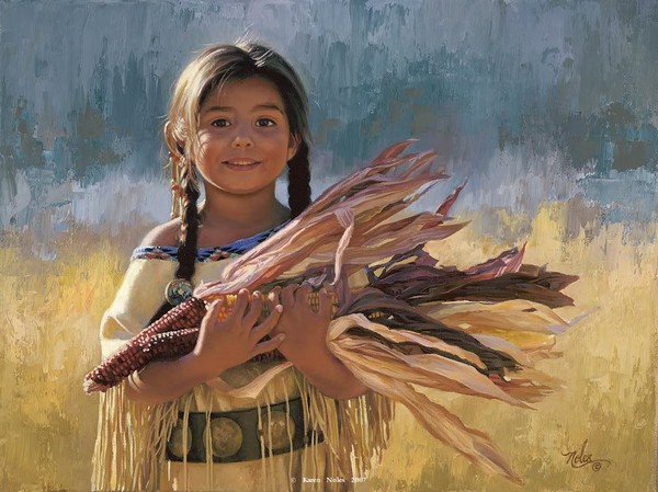 Karen Noles     ...    peintures amérindiennes !